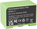 3200mAh i7 Lithium ion Replacement Battery for Irobot Roomba i7 7150 i7+ 7550 e5 e5152 e5154 i4 4150 i4+ i3 3150 i3+ 3550 -D1 4624864