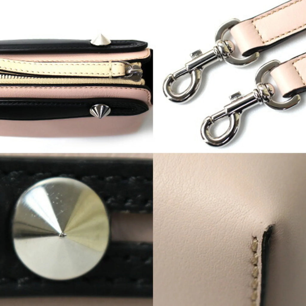 Pre-Owned  By the Way Small Boston 2Way Shoulder Bag Light Pink Black Beige 8BL145 5QJ F1D5B    Women's (Good)