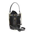 Pre-Owned See by Chloé    sea by Chloe Debbie handbag suede leather black gold metal fittings 2WAY shoulder bag tote (Good)