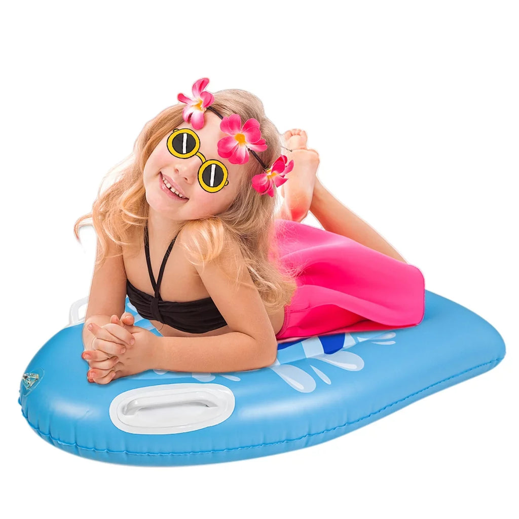 Inflatable Pool Floats Inflatable Surfboard Inflatable Tubes Fun Water Toys for Kids Beach Outdoor Party Supplies