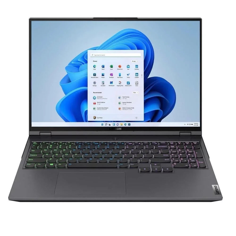 Lenovo Legion 5 Pro 16ITH6H 16" 16GB 512GB  Core™ 2.4GHz Win10H,Storm Grey (Used)