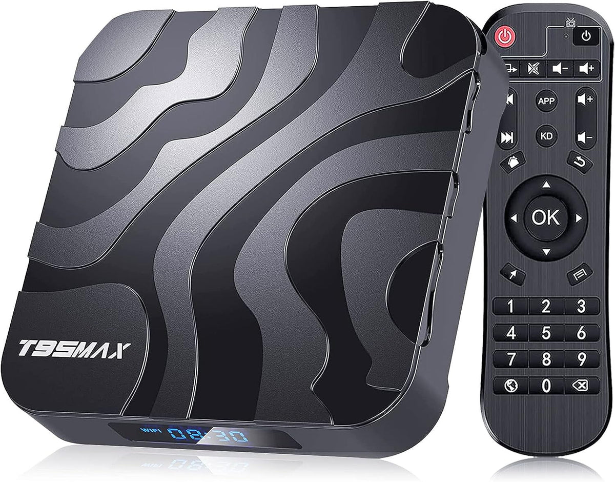 Android  Box, T95MAX Android  Box 12.0 4GB  32GB  6K 4K  Box,  Box Android H618 Chip Quad-core Cortex-A53 2.4G/5G Wi-Fi Bluetooth 4.0  100M