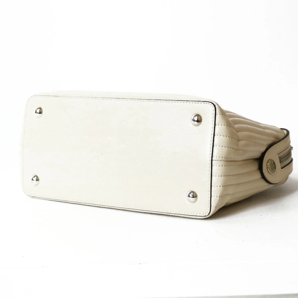 Pre-Owned  Shoulder Bag Dot Com Ivory White Ladies (Fair)