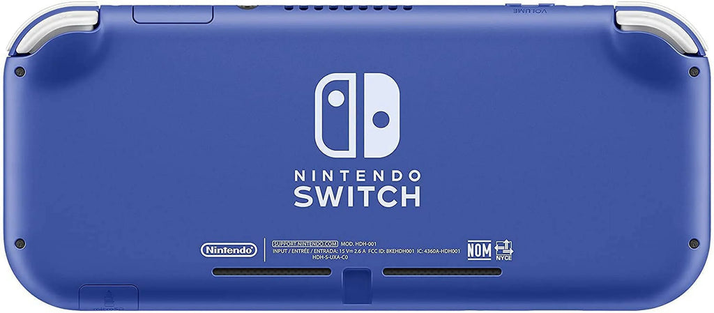 Nintendo Switch Lite Blue - 5.5" Touchscreen Display, Built-in Plus Control Pad, Built-in Speakers, 802.11ac WiFi, Bluetooth, Bundle with Carrying Case +  cable