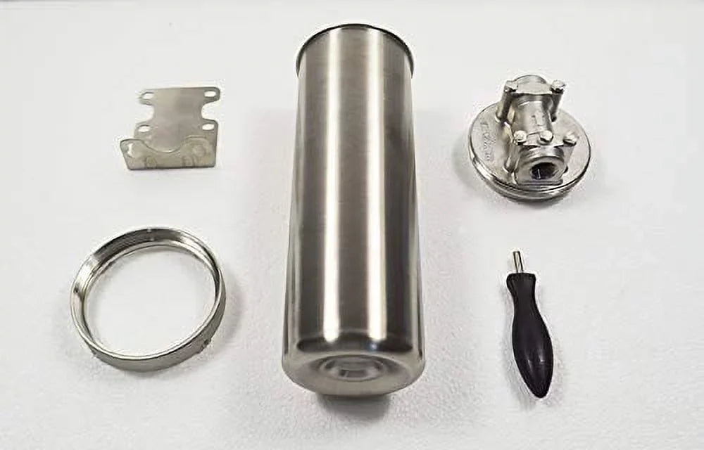 Techtongda 1/2" Water Filter Housing for Whole House Water Purification of 304 Stainless Steel #025159
