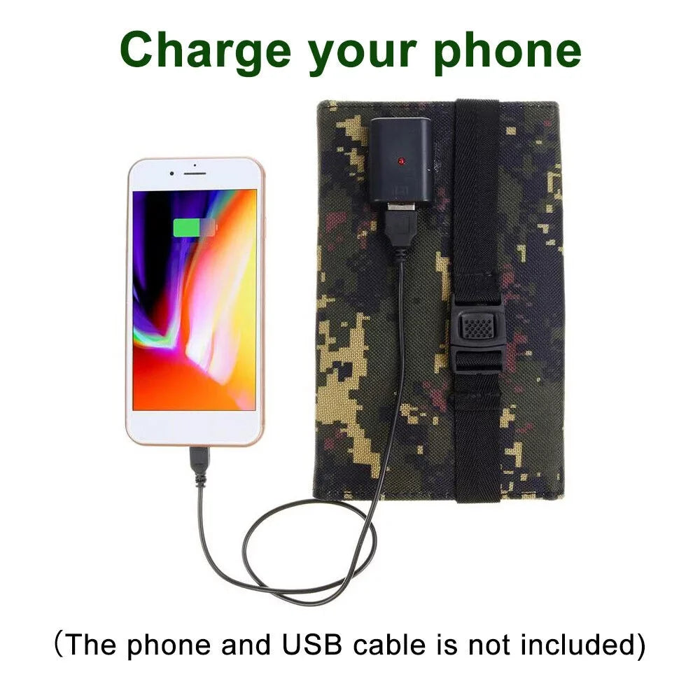 Paddsun Outdoor 80W  Solar Panel Folding Power Bank Camping Hiking Phone Charger