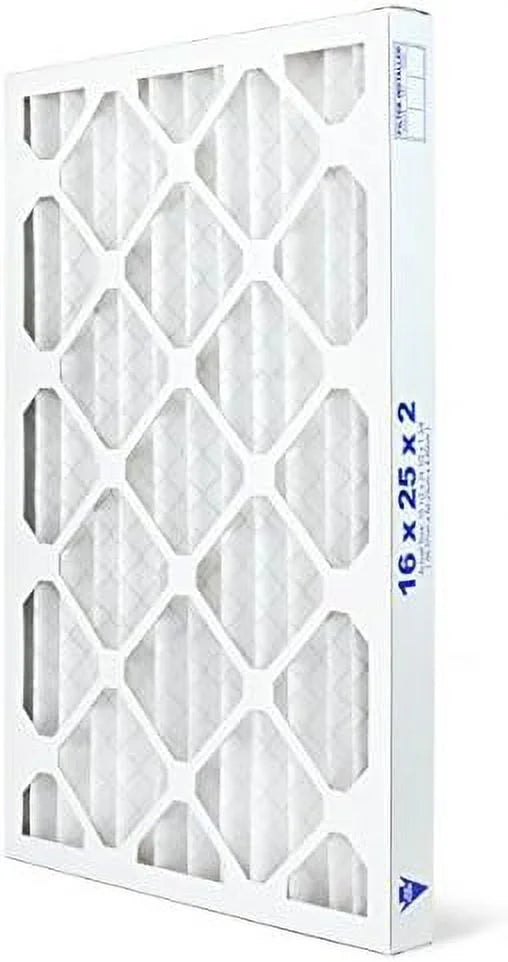 16X25x2 Air Filter  11 Pleated  Furne Air Filter, Allergy 6-Pk, Made In The