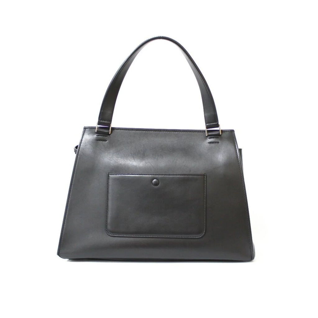 Pre-Owned  Celine Handbag Edge Overseas Large Black Yellow Women's Leather (Fair)