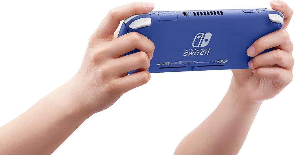 Nintendo Switch Lite Blue - 5.5" Touchscreen Display, Built-in Plus Control Pad, Built-in Speakers, 802.11ac WiFi, Bluetooth, Bundle with Carrying Case +  cable