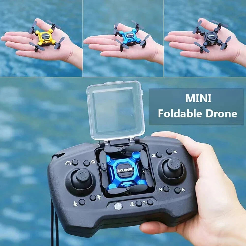 K04 Mini Drone for Kids,  Quadcopter  Camera 360° Flip Headless Drones Foldable  Aircraft One Key Land Auto Hovering Suitable for Beginners Toys Gift