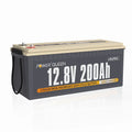 Power Queen 12.8V 200Ah LiFePO4 Battery 2560Wh 4000+ Cycles for Solar  Camper Off-Grid
