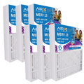 20x24x4 Air Filter  13 Comparable to  1500 - 2200 &  9 Electrostatic Pleated Air Conditioner Filter 6 Pack   Premium  Made 20x24x4 Furnace Filters by     .