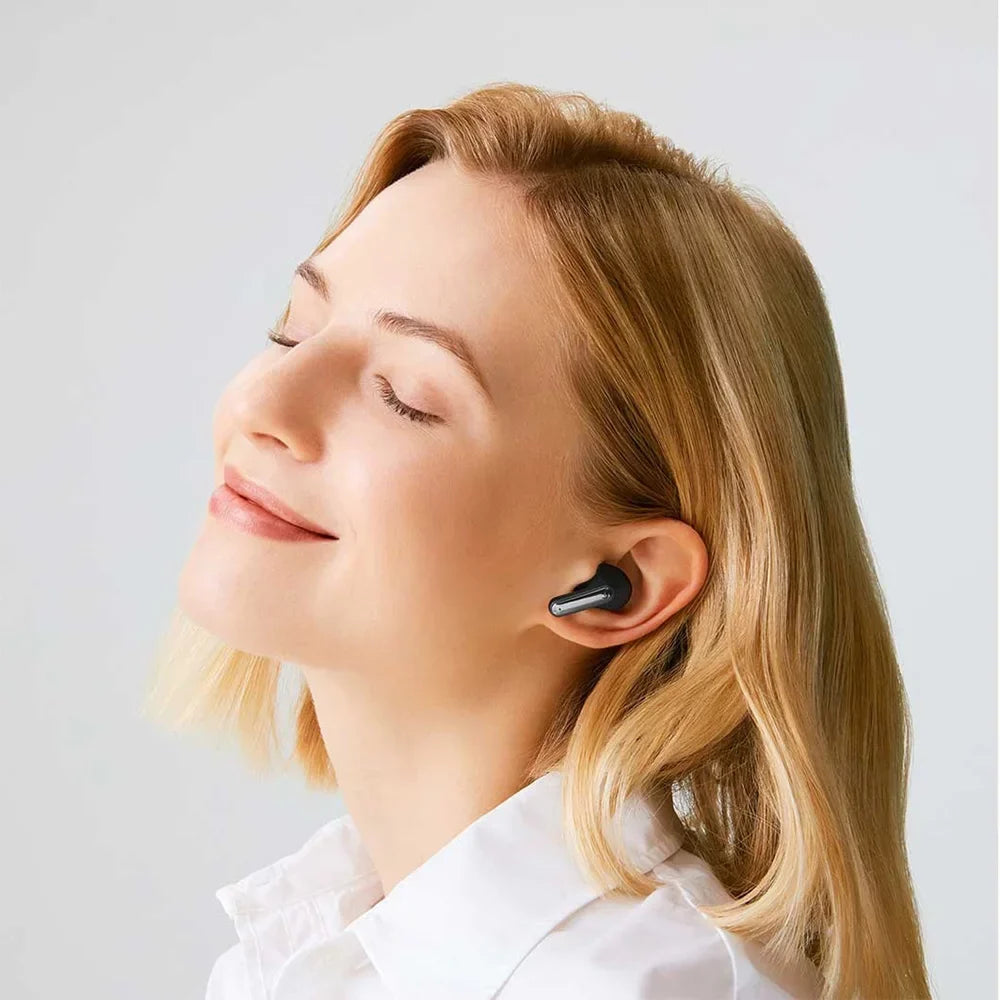 Open Box   Free FP7C Active Noise Cancellation True Wireless UVnano Earbuds, Black