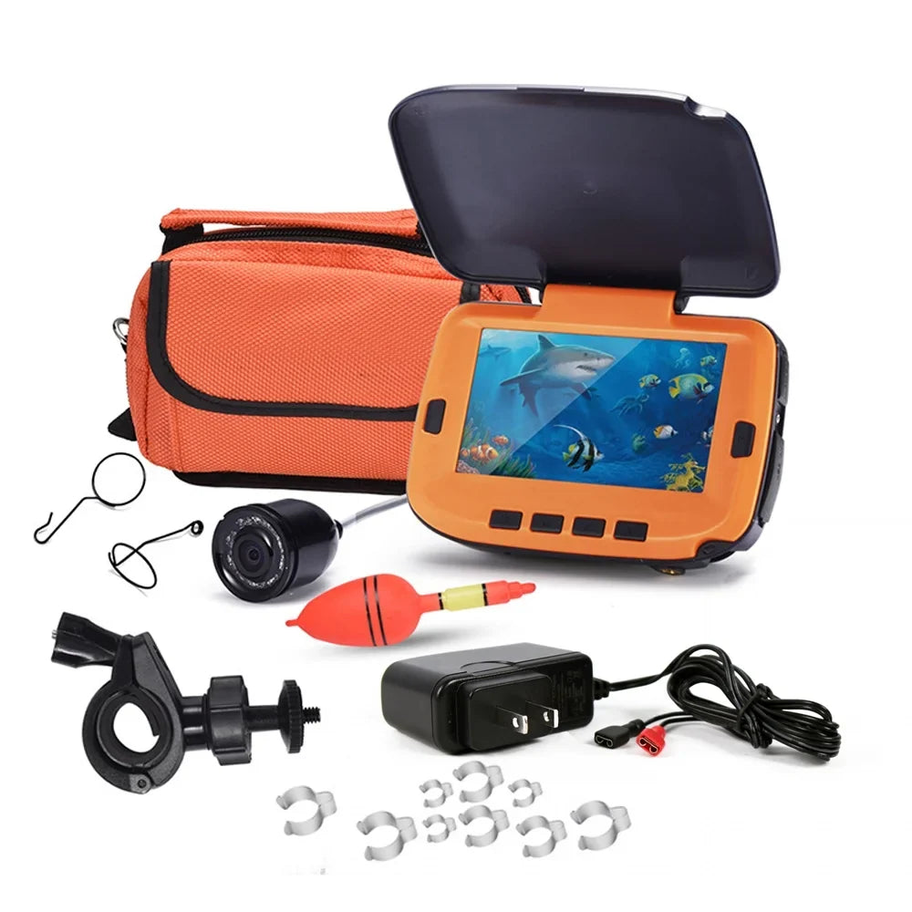 Underwater Fishing Camera with 4.3in Digital  120° 300,000 Pixels 8  Night Vision for River/Ice Fishing