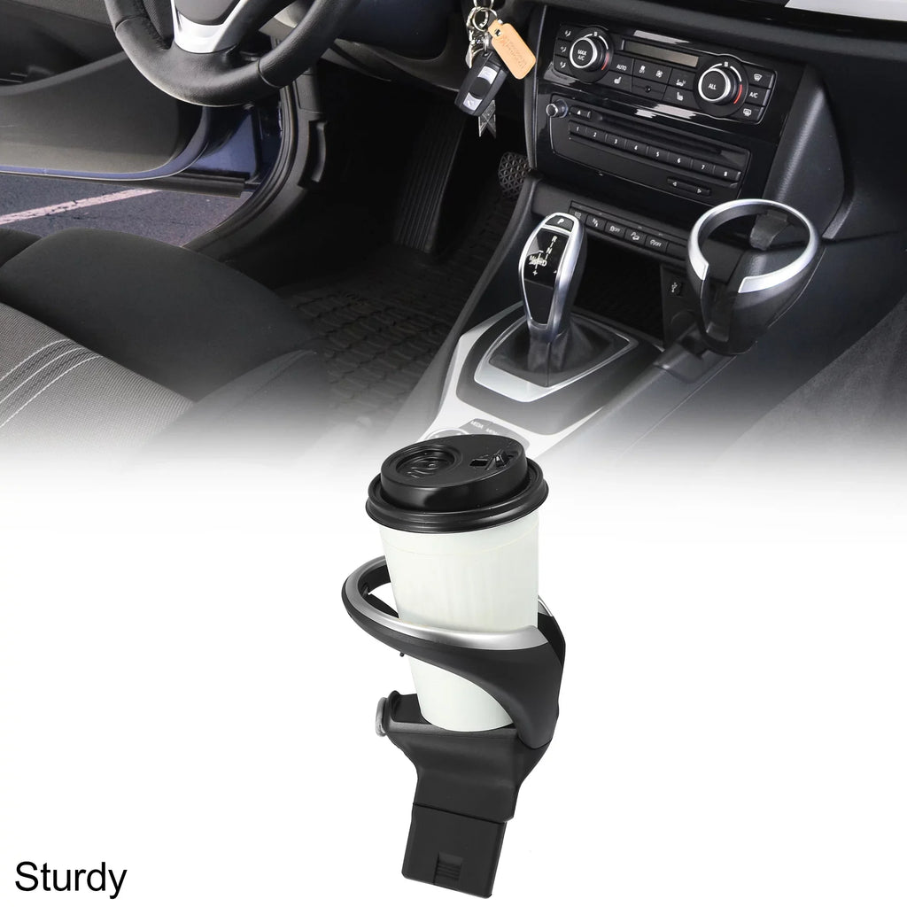 Car Cup Holder Bottle Drink Water Beverage Cupholder Front Seat Center Console Cup Holders Black for  51160443082