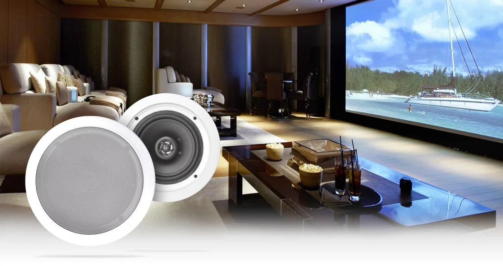 Technical Pro 6000w 6) Zone, Home Theater Bluetooth Receiver+12) 8" Speakers+