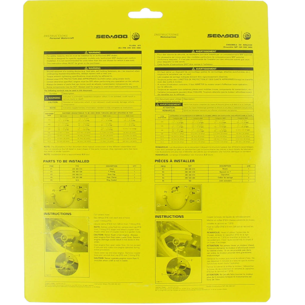 Sea-Doo New  Engine Flush Kit, 295500068
