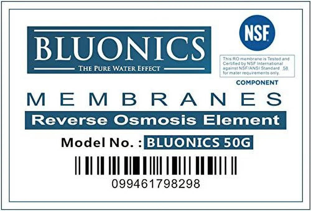 Reverse Osmosis Replacement Filter Set  Cartridges 5 pcs w/ 50  Membrane
