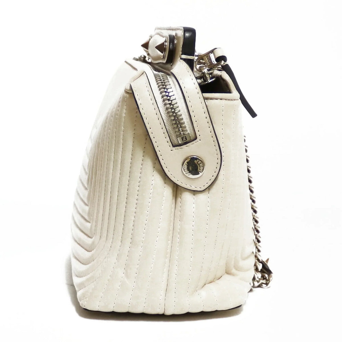 Pre-Owned  Shoulder Bag Dot Com Ivory White Ladies (Fair)
