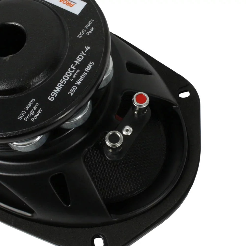 Audio 6 x 9" Mid Range Loudspeakers Water Resistant Pair 69MR500CF--4