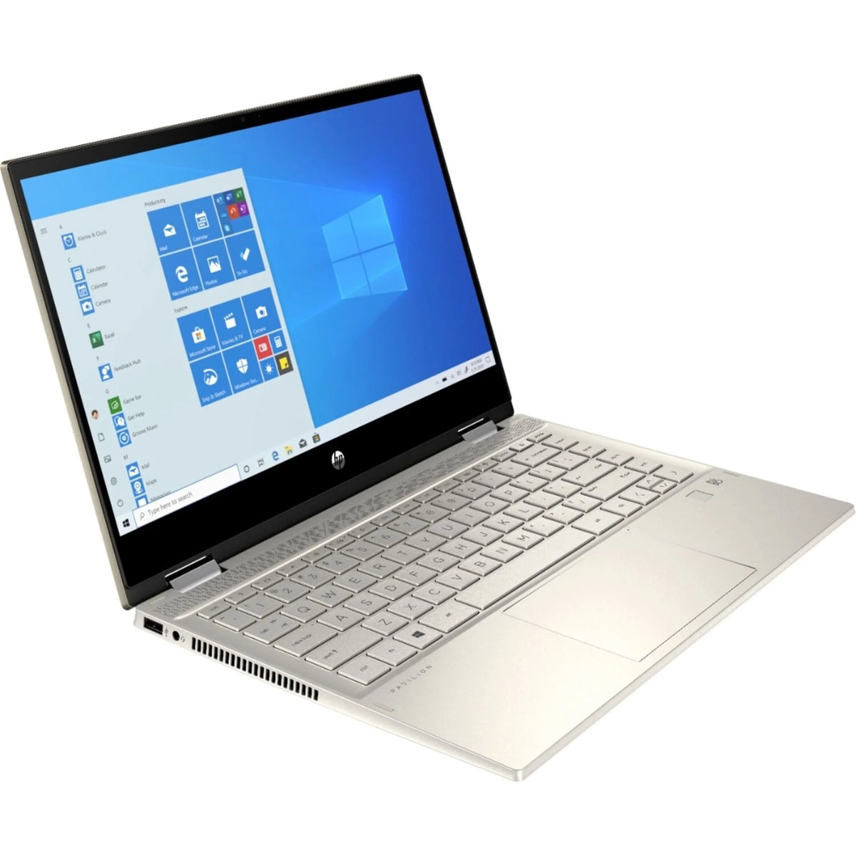 Pavilion x360 14M-DW1033DX 14" Touch 8GB 512GB  Core‚Ñ¢ i5-1135G7 2.4GHz Win10H,Warm Gold (Used)