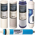Reverse Osmosis Replacement Filter Set  Cartridges 5 pcs w/ 50  Membrane