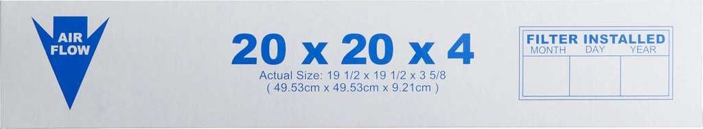Nordic Pure 20x20x4 (3 5/8) Pleated  15 Air Filters 2 Pack