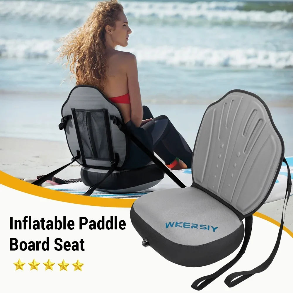 Dadypet Inflatable Paddle Board Seat - Detachable and Adjustable for Kayaking