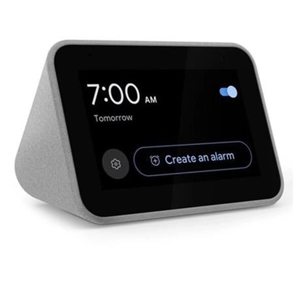 Lenovo 4" Smart Clock with the Google Assistant, Charcoal (Used)