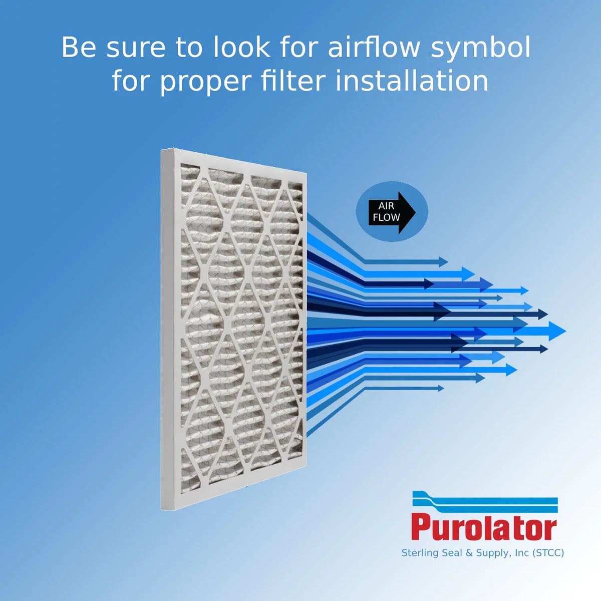 15x20x1, Purolator Hi-E 40 Extended Surface Pleated Air Filter, Mechanical  8, (6 Pack)
