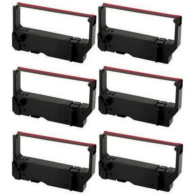 PrinterDash Compatible Replacement for Star-Micronics -200 Series/-235/-242/-292/-512/-200 Series/-212/-242/-500/-2000 Black/Red P.O.S. Printer Ribbons (6/) (30982001BR)