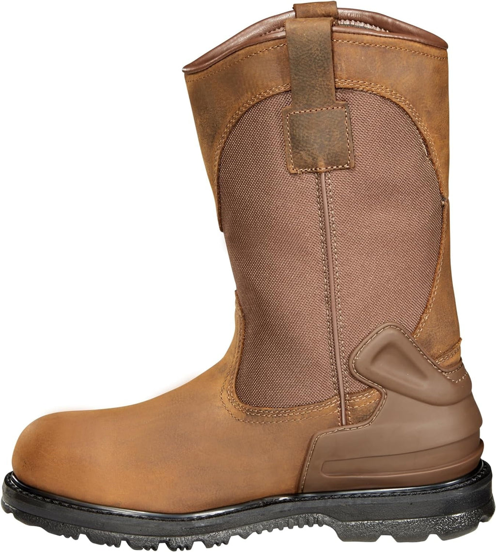 11" Wellington Waterproof Soft Toe Pull-On Leather Work Boot CMP1100