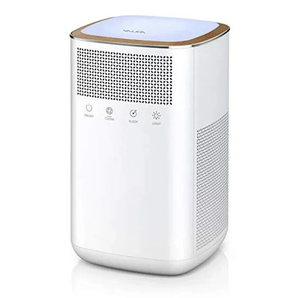 Air Purifier Device for Home - Bedroom Filters with True 3M   Night Light Air Clean -P02 White