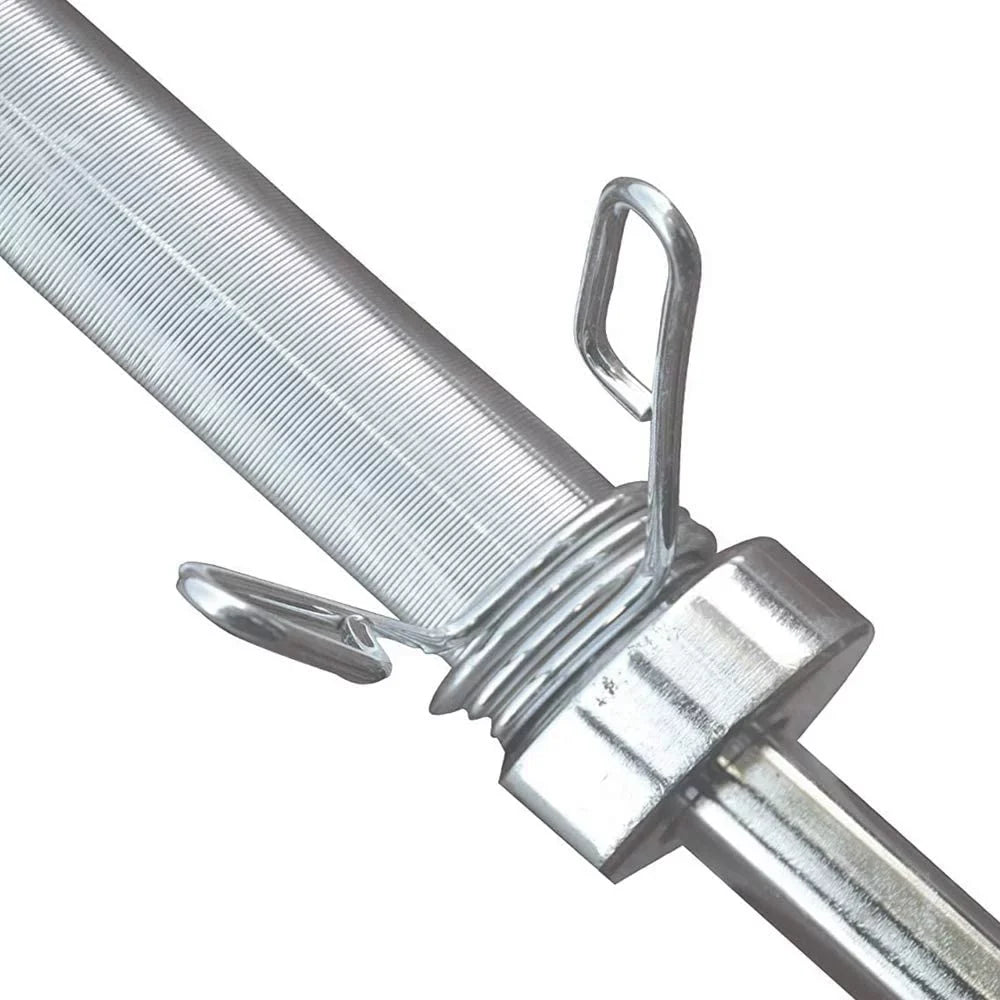 Olympic Weightlifting Barbell Bar 86" - Heavy-Duty Straight Bar for 2-inch Weight Plates - 330 lb. Weight Capacity