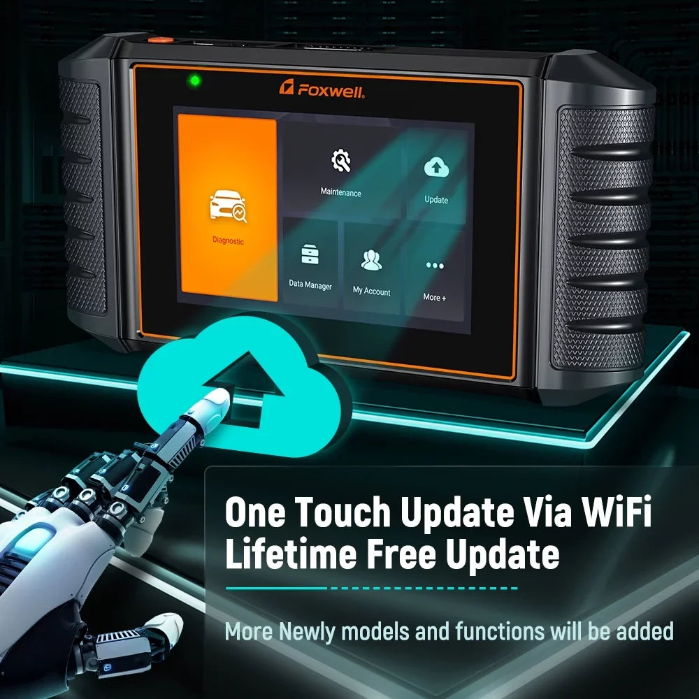 Foxwell NT726 Car Scanner OBD2 Scan Tool Automotive All System Diagnostic Equipment Oil   Bleeding     Injector Coding  Gearbox Reset Car Code Reader  Automotive Analyzer
