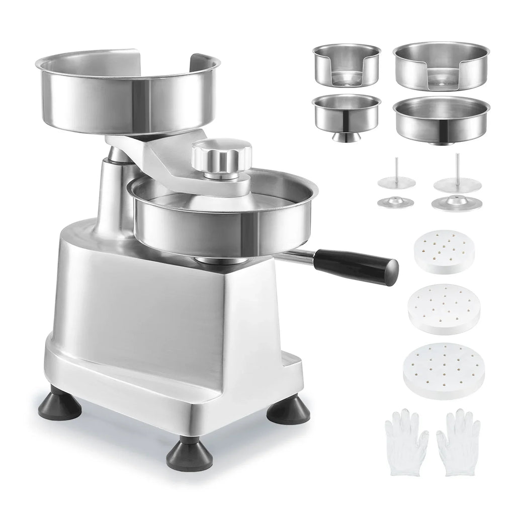 4"/5"/6" Commercial Burger Patty Maker Hamburger Press Forming Machine