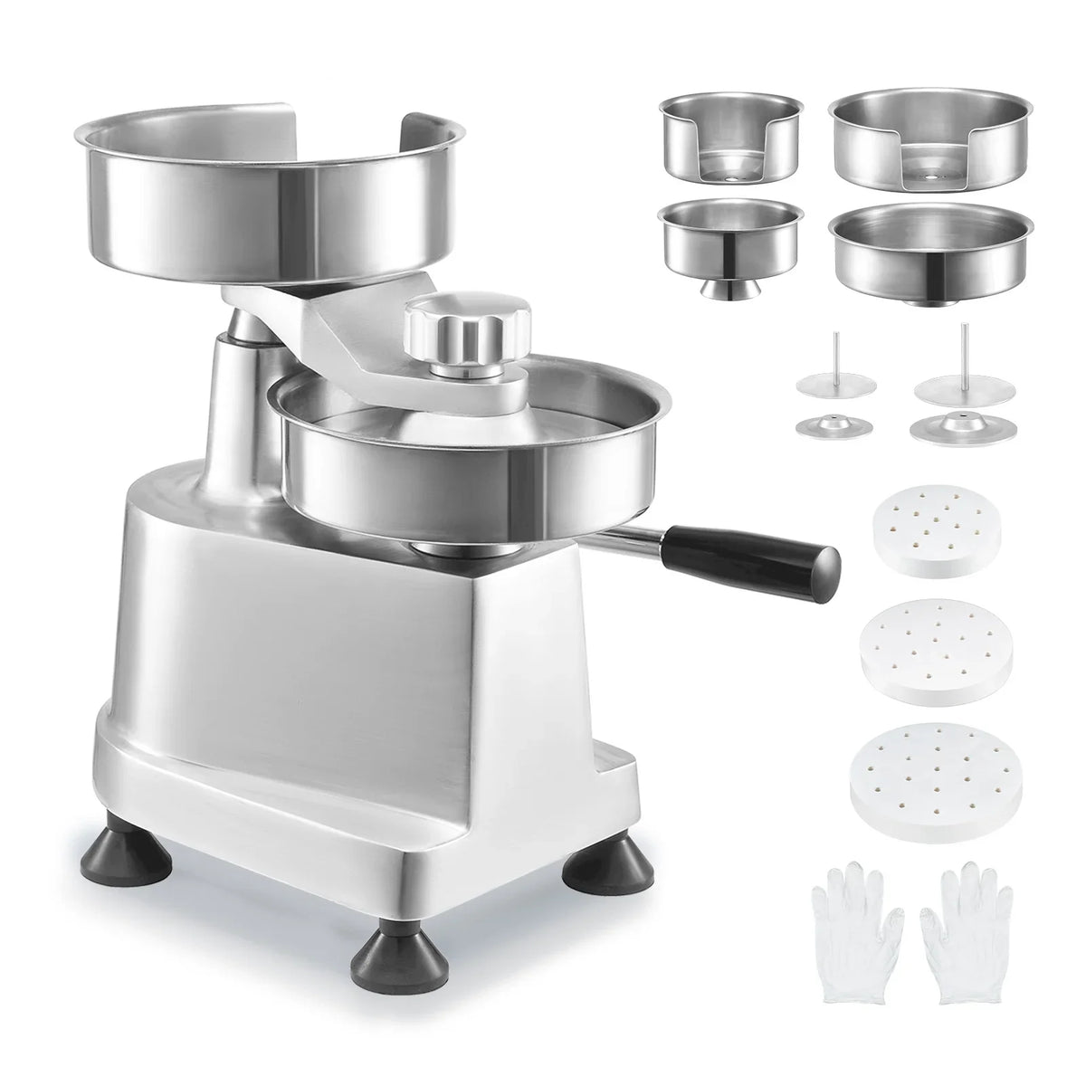 4"/5"/6" Commercial Burger Patty Maker Hamburger Press Forming Machine