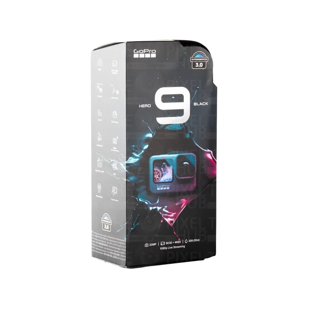 GoPro HERO9 (Black) 5K Action Camera + Extra Batteries + 32GB + Housing Bundle