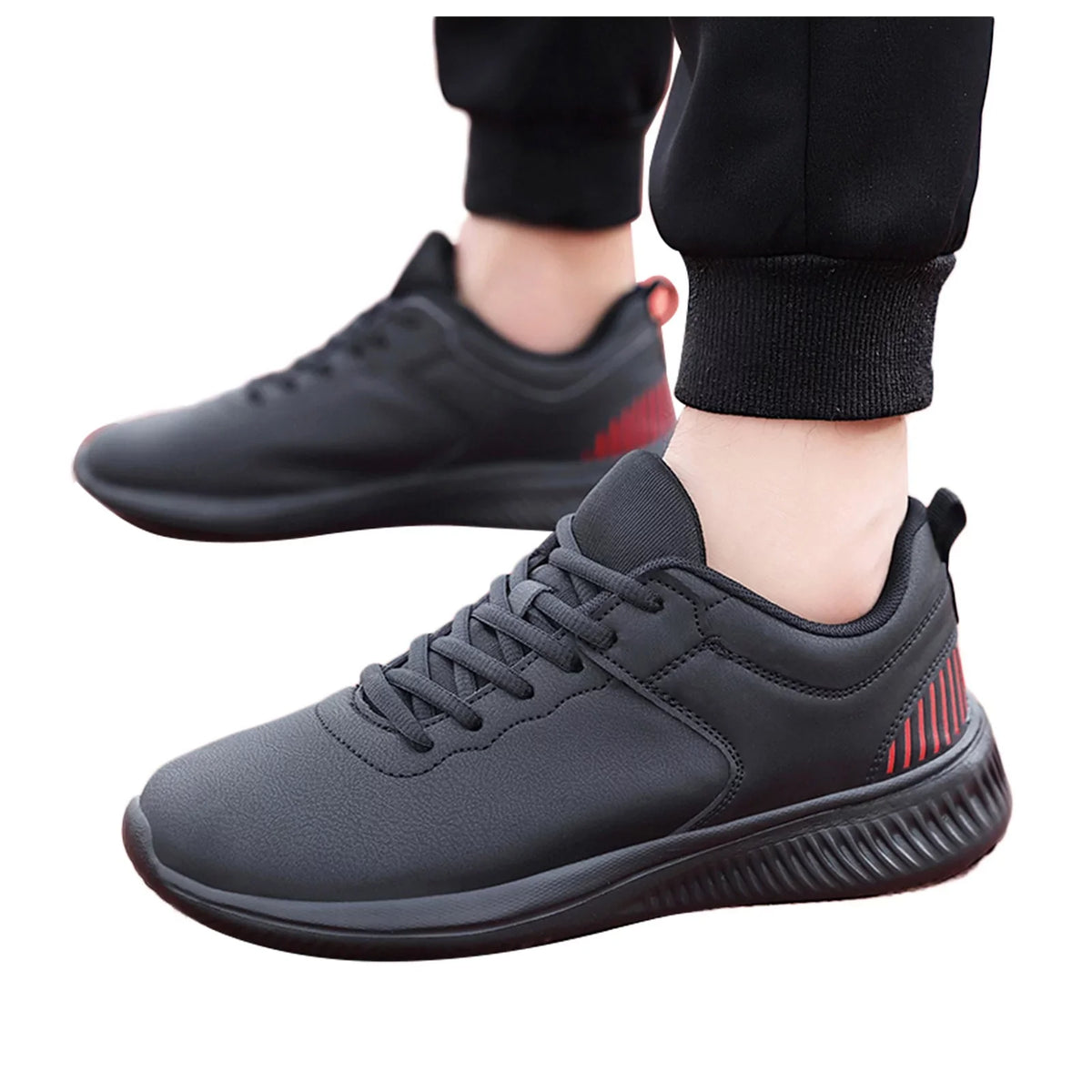 AdBFJAF Mens Dress Sneakers Brown Men's Shoes Lightweight Waterproof High-Elastic Running Shoes Casual Sports Shoes