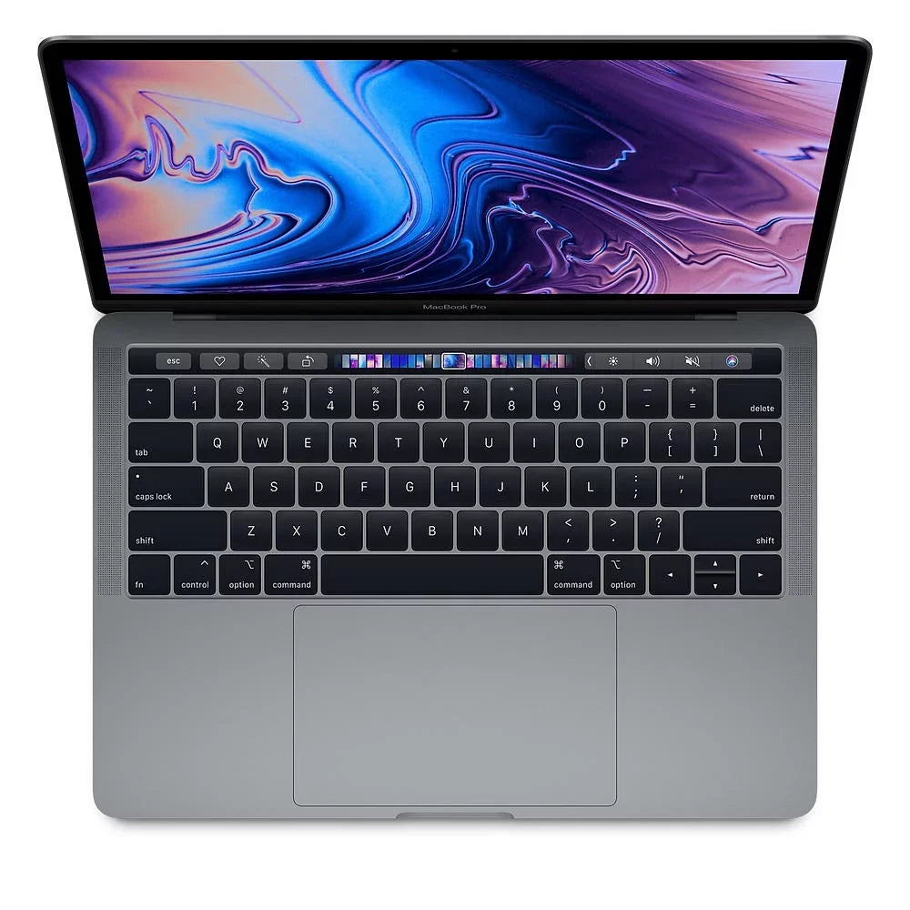 Apple A Grade Macbook Pro 13.3-inch (Retina, Space Gray, Touch Bar) 1.4Ghz Quad Core i5 (2019) MUHN2LL/A 128GB  16GB Memory 2560x1600 Display Mac  Big Sur Power Adapter Included