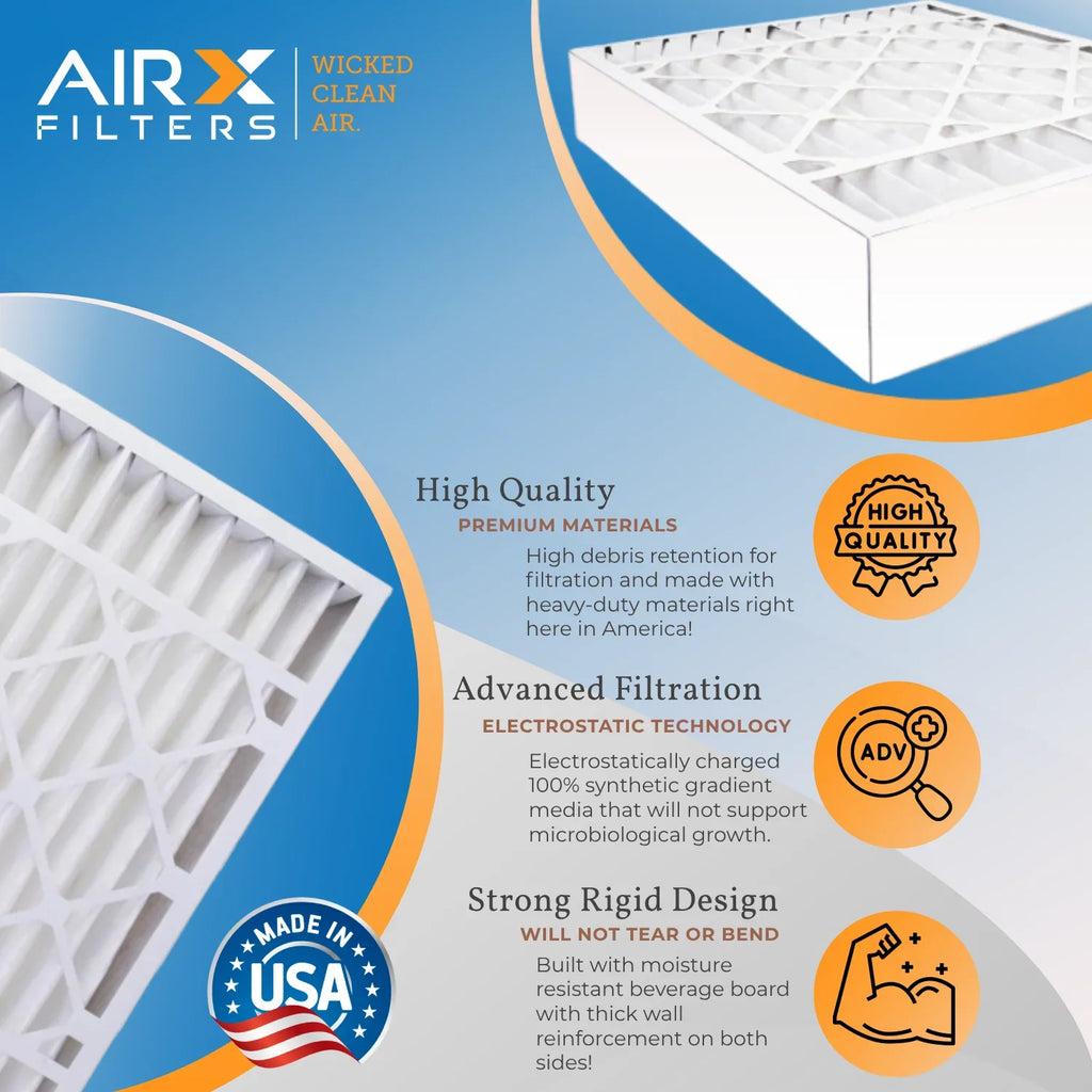 16x20x4 Air Filter  8 Comparable to  700 &  5 Compatible with Bryant Carrier -0017 Premium  Made 16x20x4 Furnace Filter 2 Pack by     .