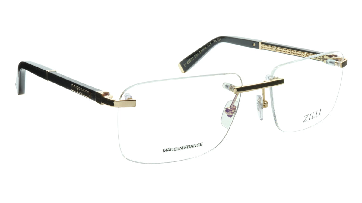 Rimless Eyewear Made with Real Leather and High Quality Titanium