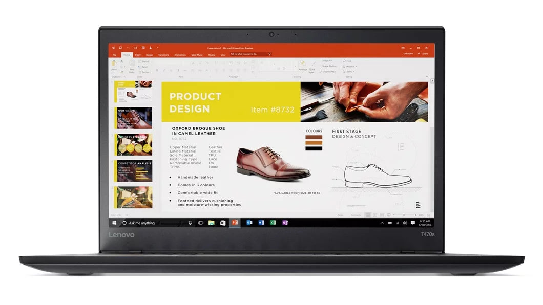 Lenovo ThinkPad T470s Touch Windows 10 Pro Laptop - Intel Core i7-7600U, 20GB , 1TB PCIe NVMe , 14"   (1920x1080) Matte Touchscreen, Fingerprint Reader, Smart Card Reader, Black Color