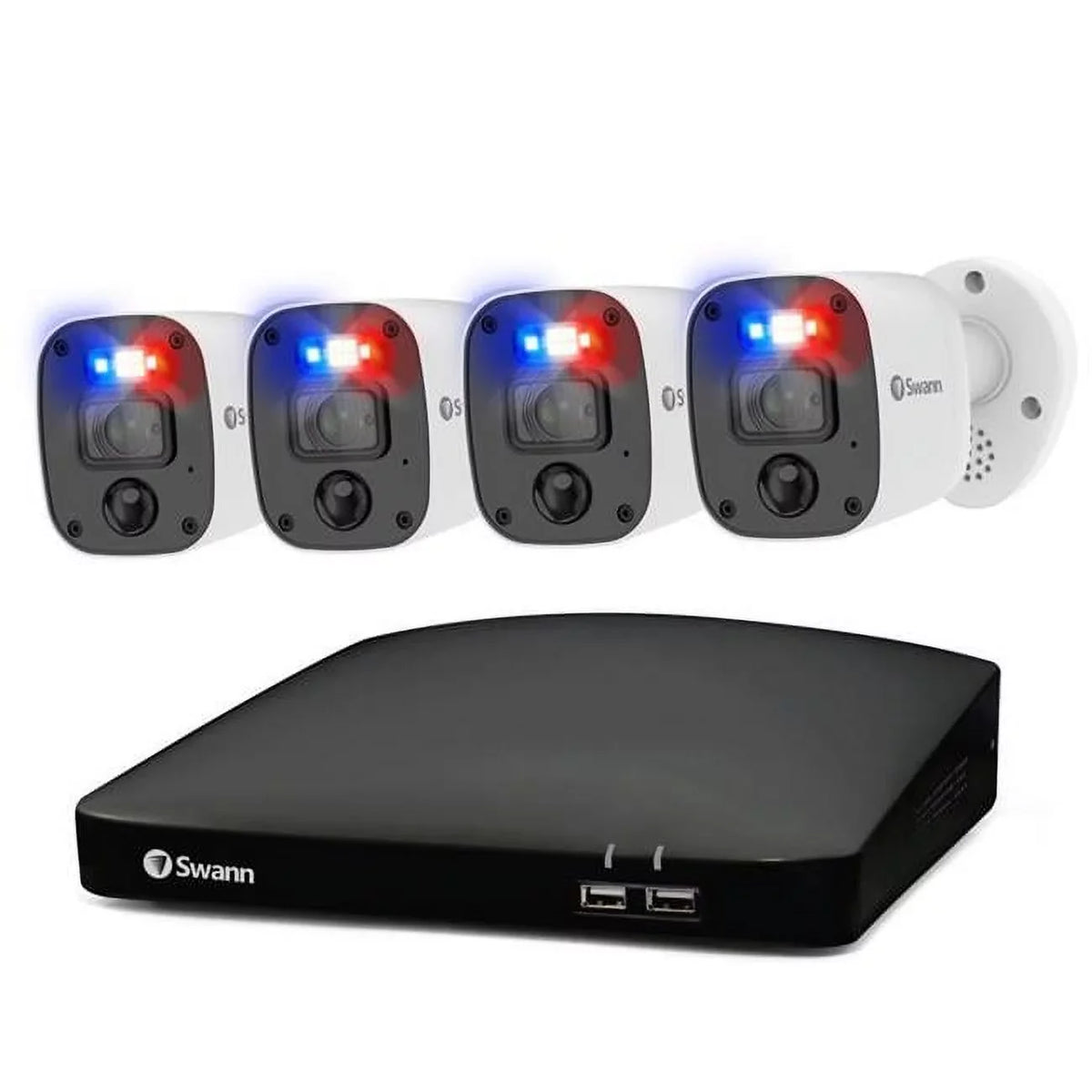 Enforcer Indoor & Outdoor  Security Camera System, Black & White