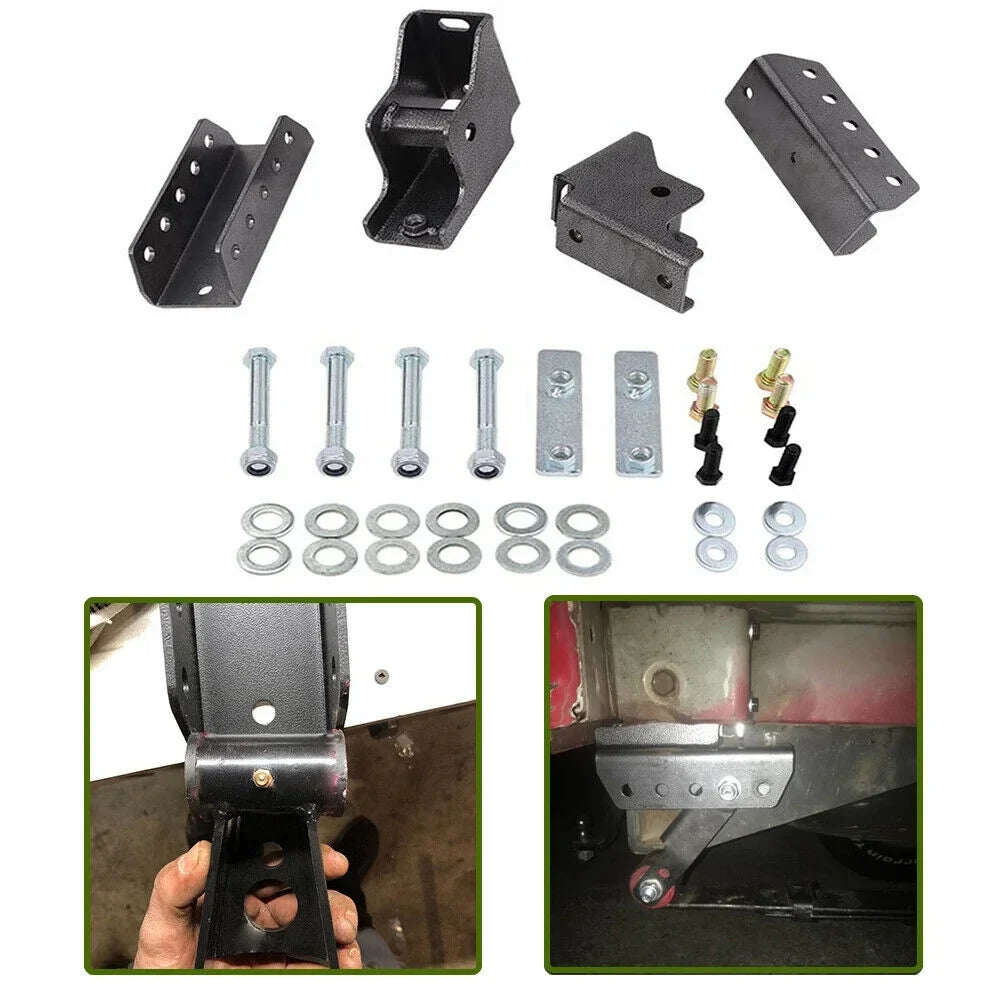 1.5" Rear Shackle Relocation Kit Fit for 1984-2001 Jeep Cherokee  with Screws