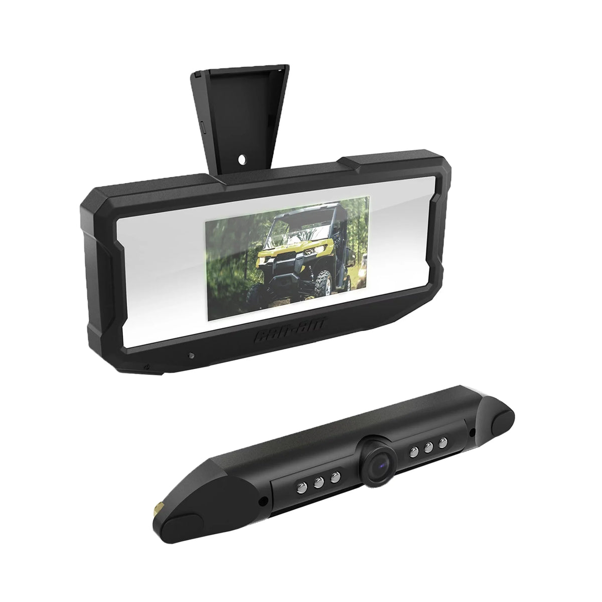 Can-Am 715004905 Rear View Mirror and Camera Monitor  Defender Maverick X3