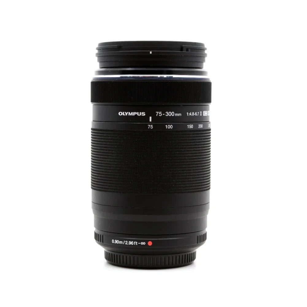 Olympus M.Zuiko Digital  75-300mm f/4.8-6.7  Lens- 3 Lens Kit + Tripod + Backpack - 32GB Accessory Bundle