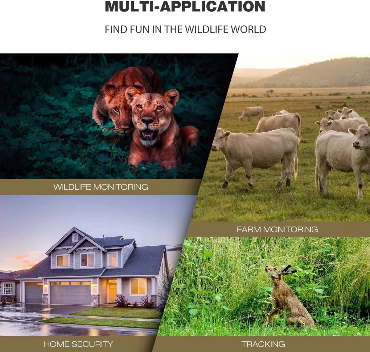 H80 WiFi Bluetooth Trail Camera 20MP 1296P Game Hunting Camera with Nigth Vision Waterproof