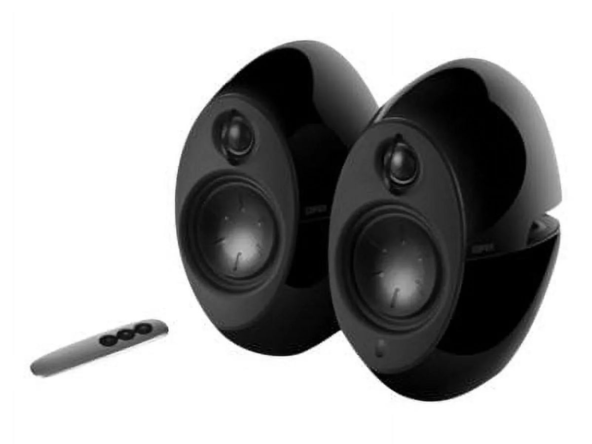 Edifier E25 Luna Eclipse - Speakers - for  - wireless - Bluetooth - 74 Watt (total) - 2-way - black, Holiday Gift