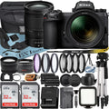 Nikon Z7  Mirrorless Camera with  Z 24-70mm f/4 S Lens + SanDisk 32GB Card + Case + Telephoto + Tripod + ZeeTech Accessory Bundle